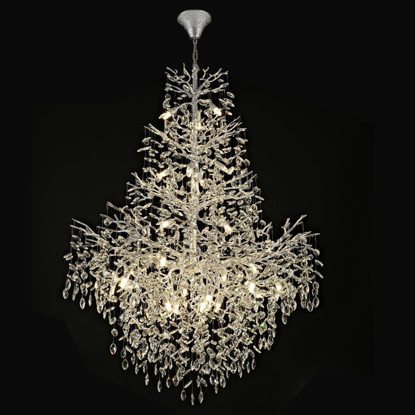 Solara Round Tree Branch Chandelier 47