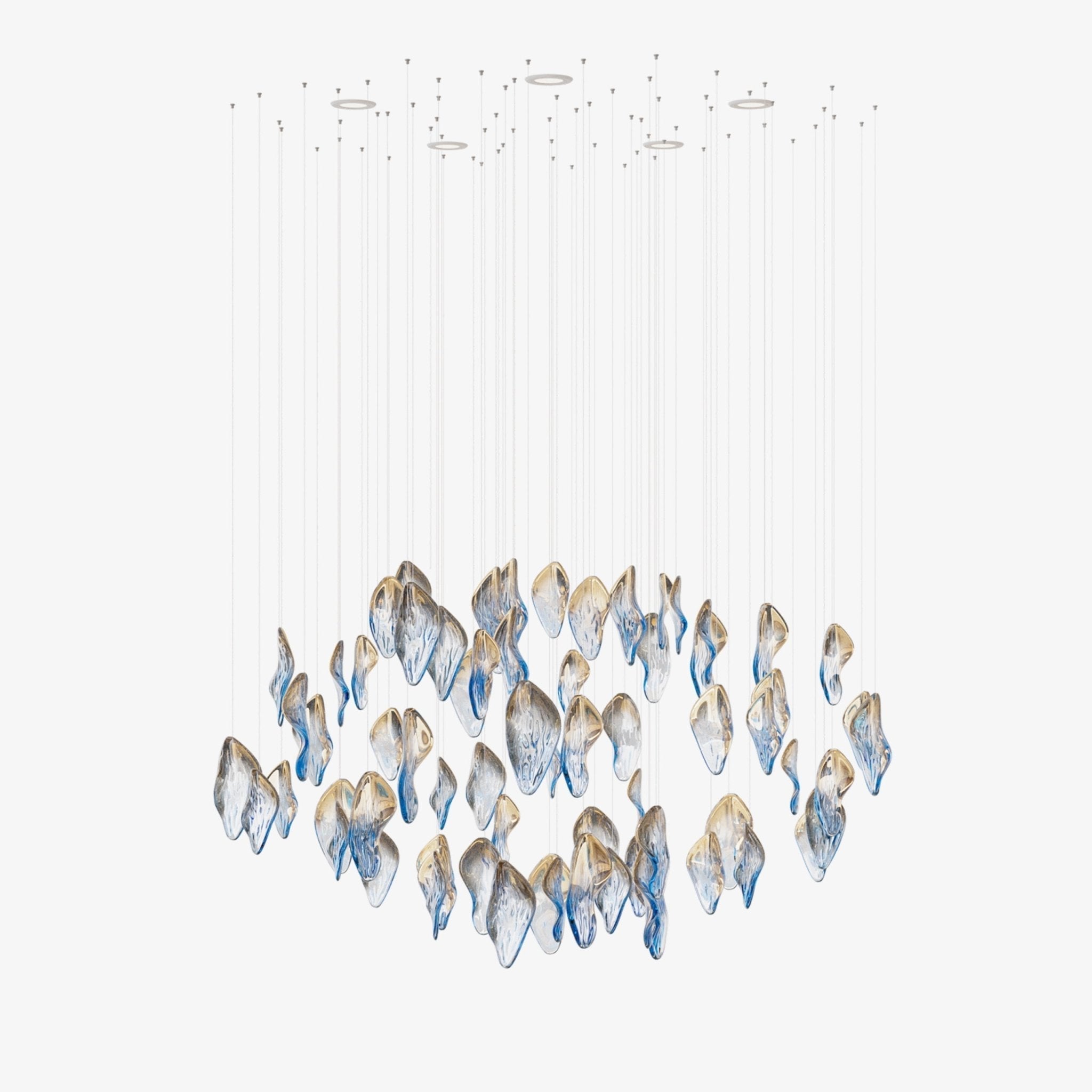 Ocean Drift Blown Glass Customize Chandelier