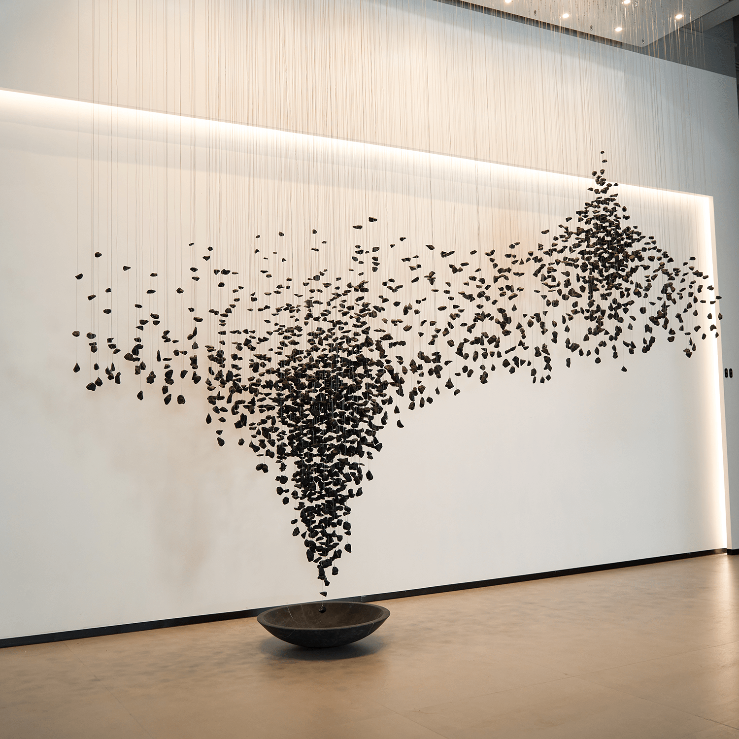 Charcoal Shape Hourglass Chandelier