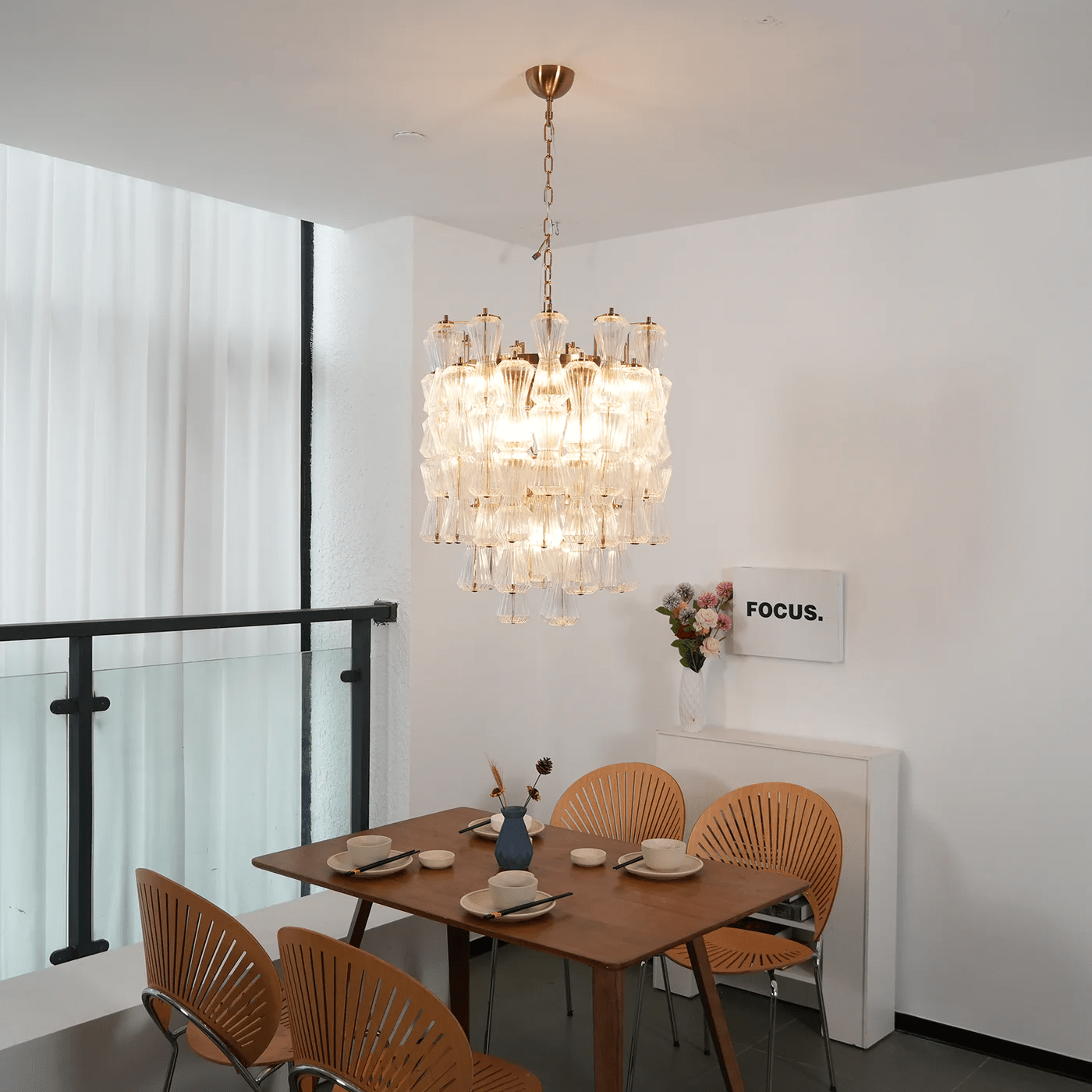 Florenzia Murano Glass Chandelier