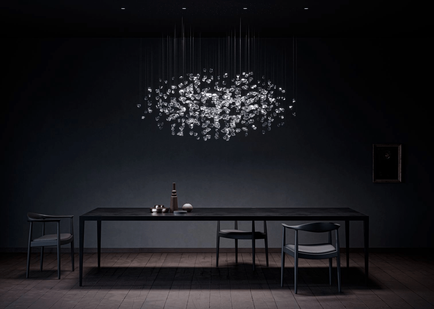 Raw Crystal Customize Chandelier