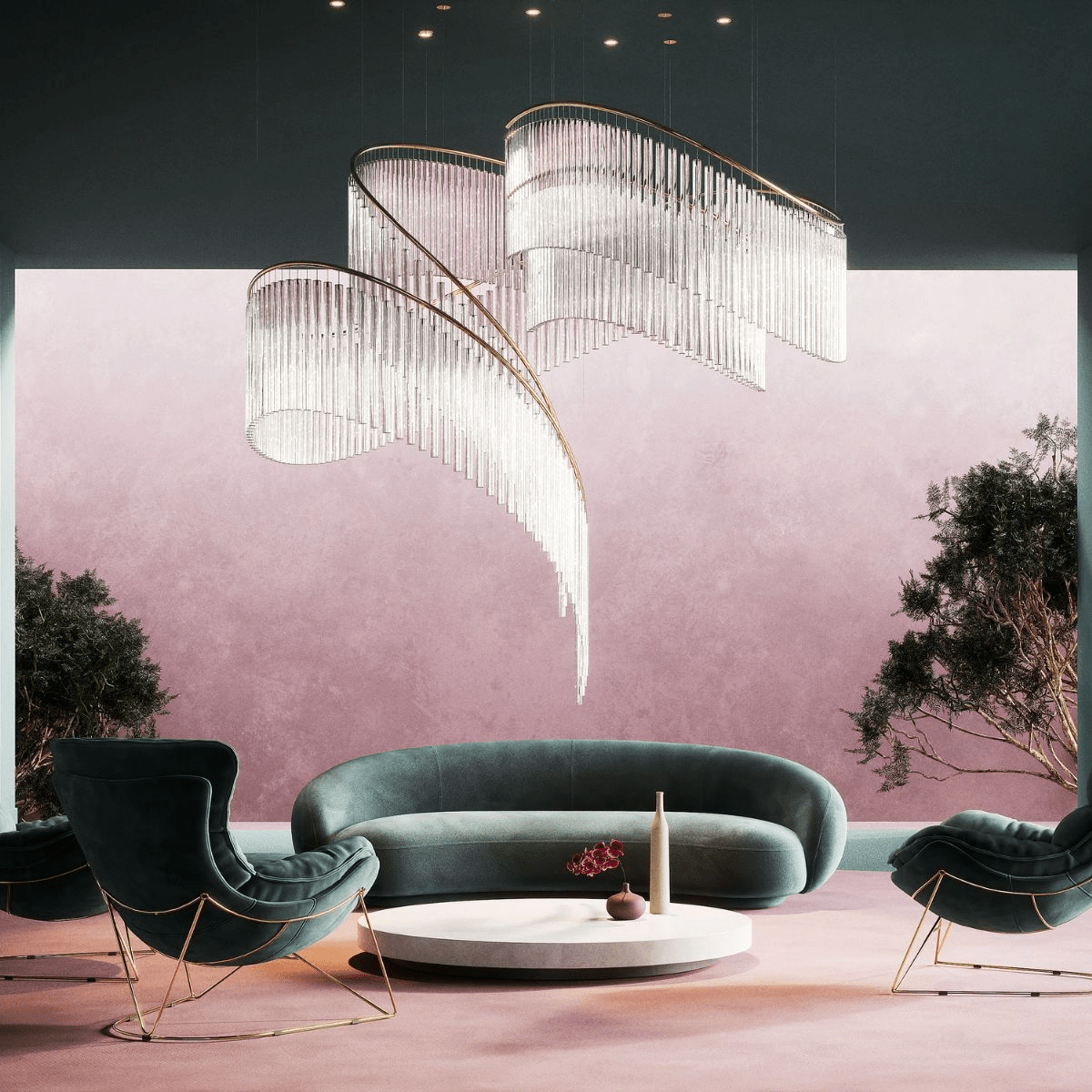 Crystal Spin Customize Chandelier