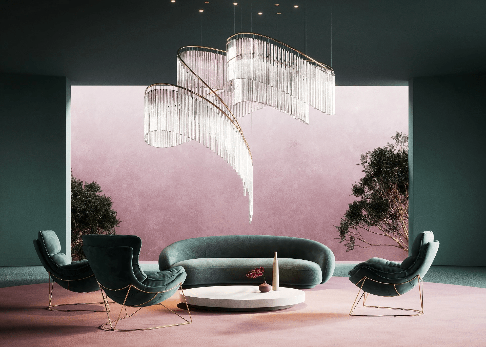 Crystal Spin Customize Chandelier