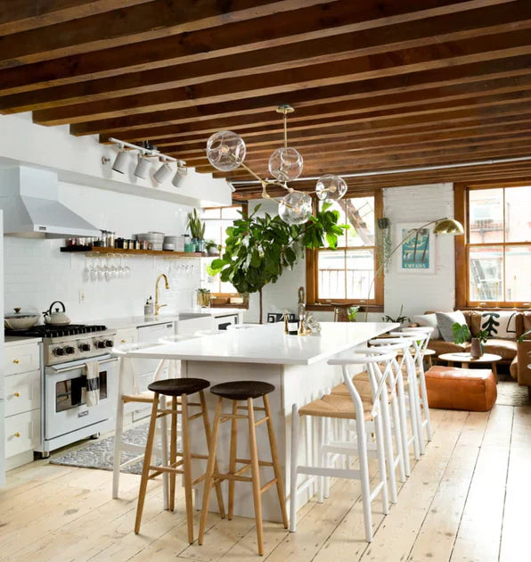 Modern Sputnik Smoky Gray/Amber Glass Branch Chandelier for Kitchen Island/Dining Room