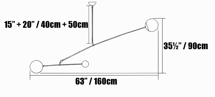 Alabaster Mobile Chandelier