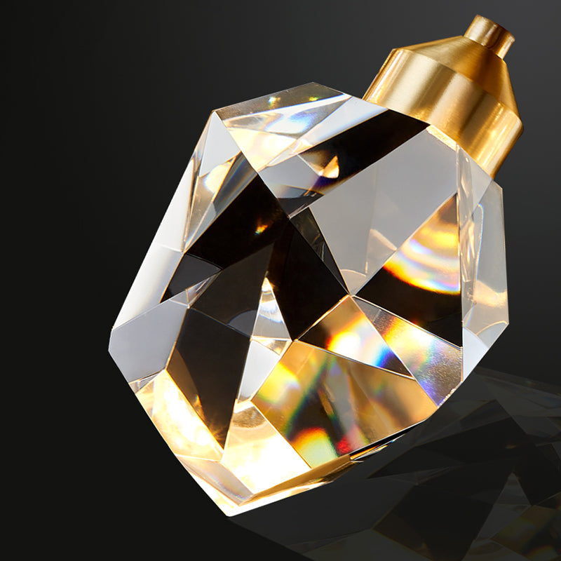 Eve Ice Water Chestnut Linear Chandelier