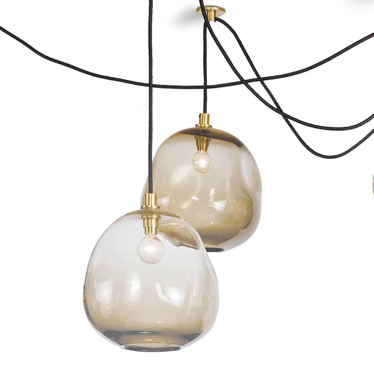 Molten Spider Small With Smoke Glass