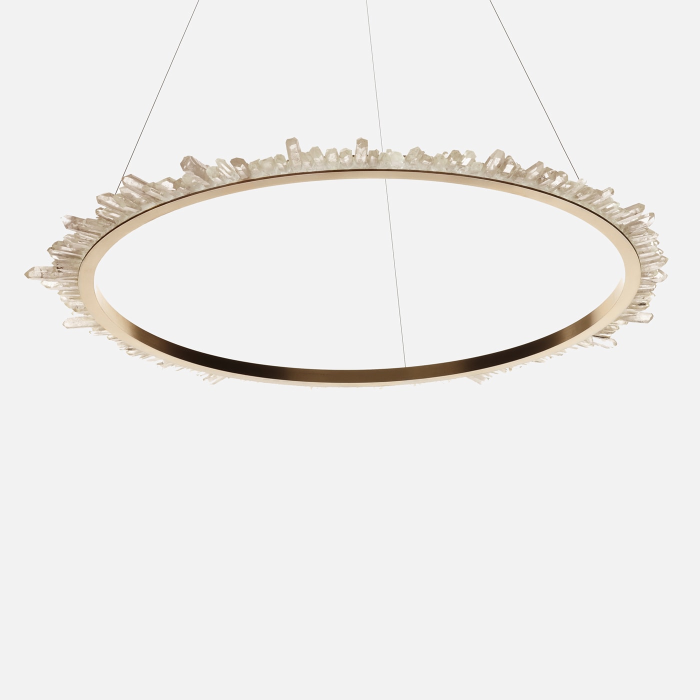 Ring Quartz Chandelier