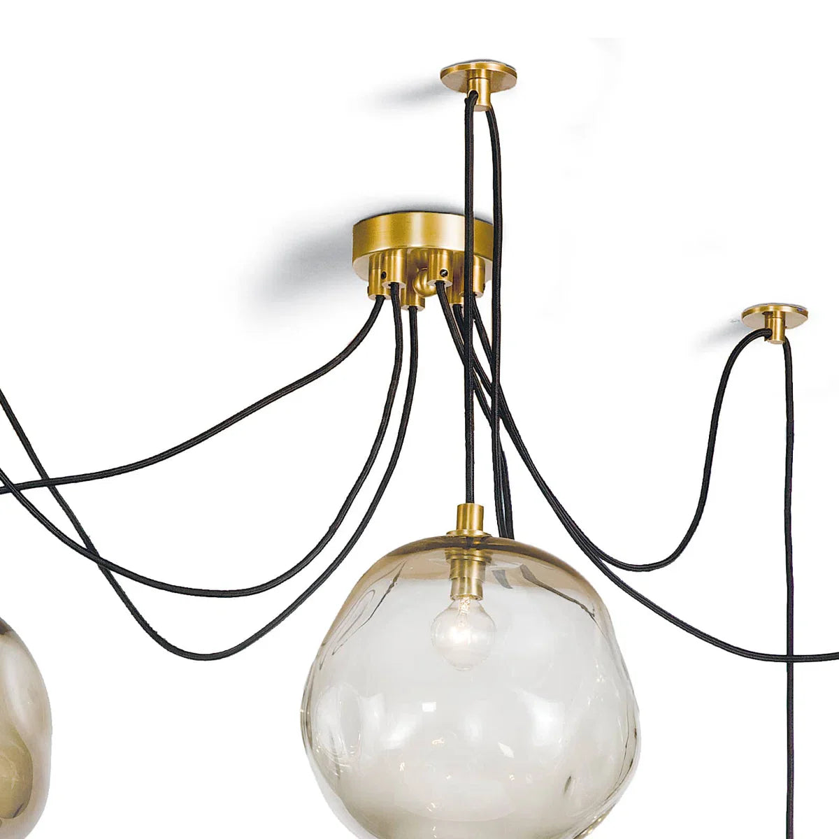 Molten Spider Small With Smoke Glass