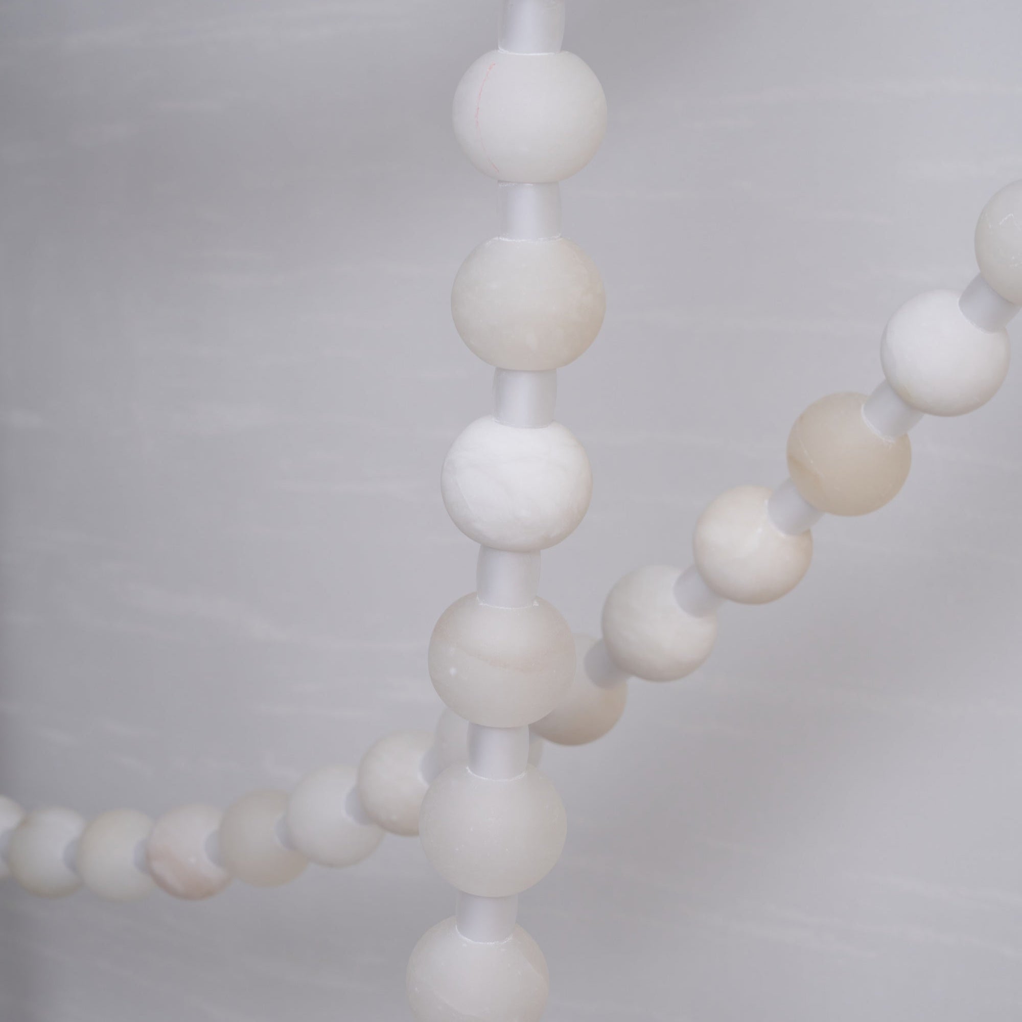 Alabaster Pearl Necklace Chandelier