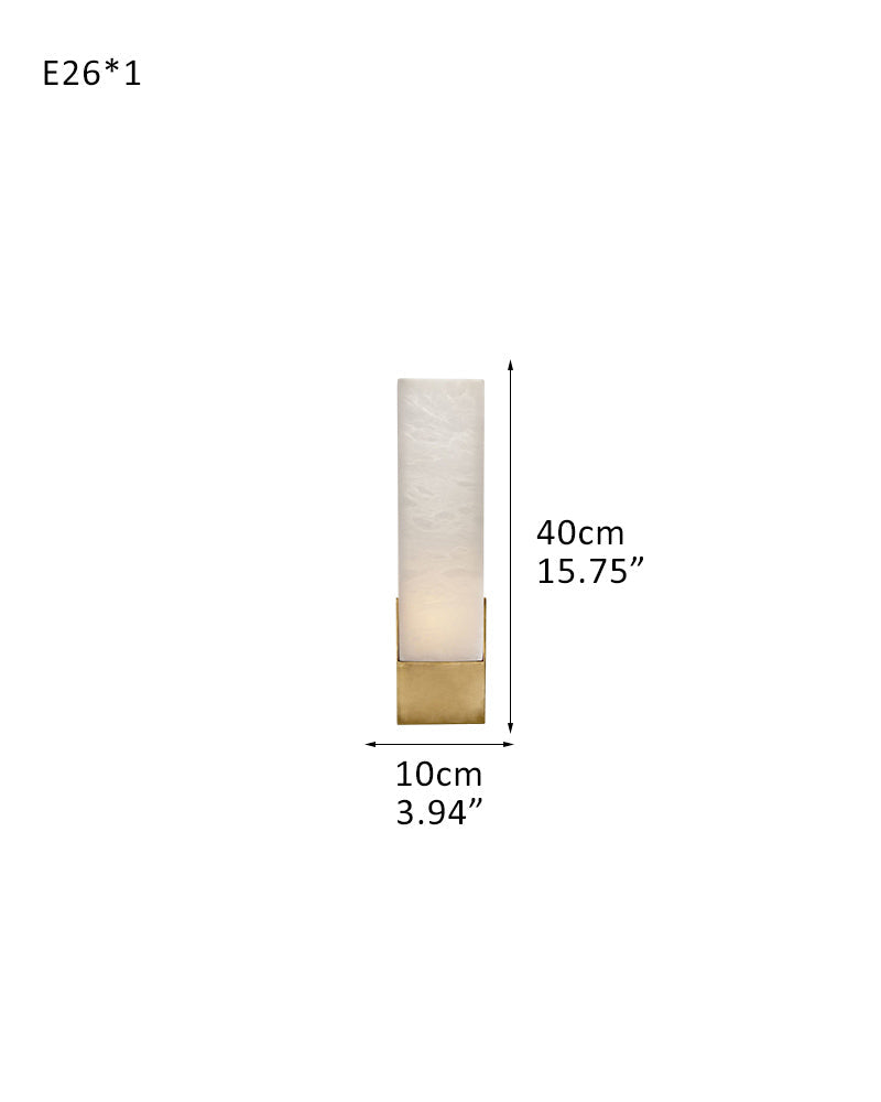 8 Lights Organic Elegance Linear Convet Alabaster Chandelier