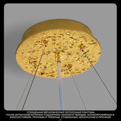 Bessa Modern Large Gold Crystal Branch Chandelier