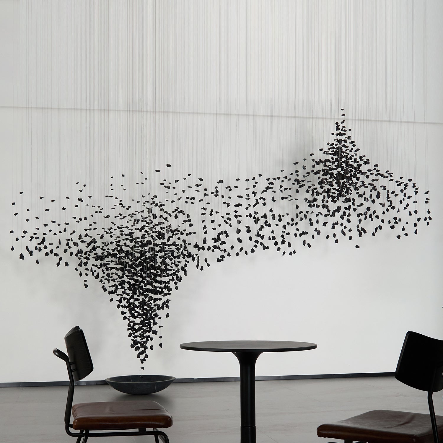 Charcoal Shape Hourglass Chandelier