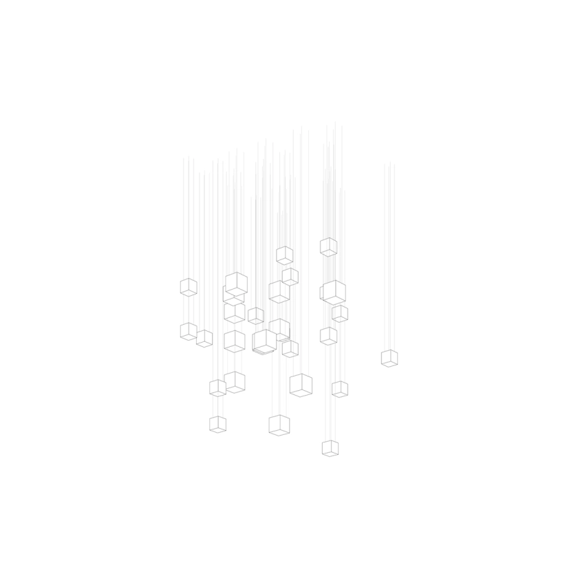 Crystal Pixels Customize Chandelier