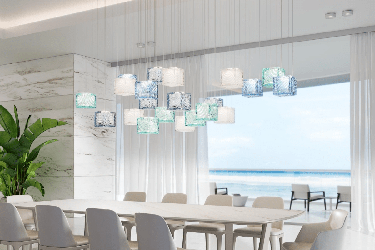 Crystal Pixels Customize Chandelier