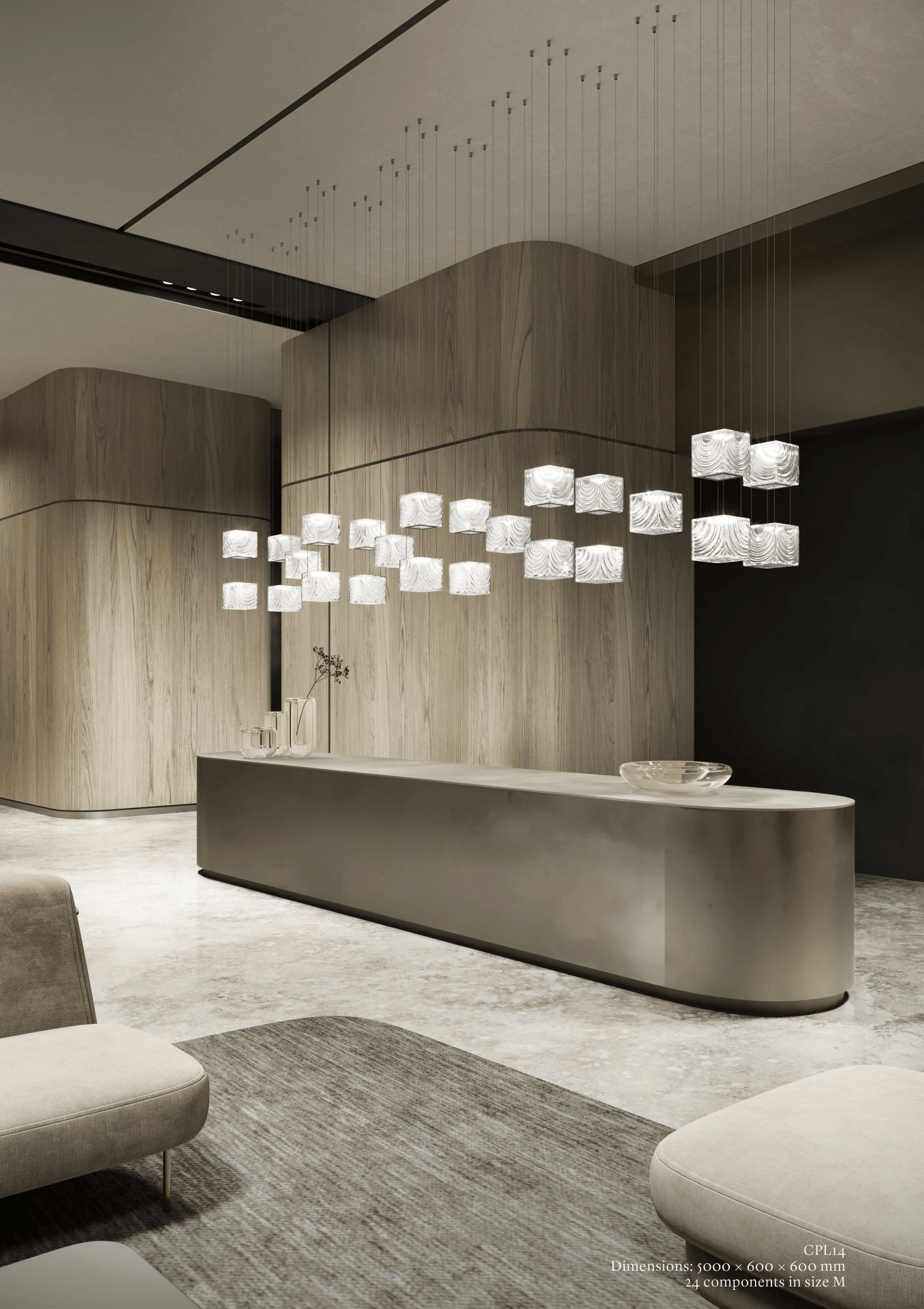 Crystal Pixels Customize Chandelier