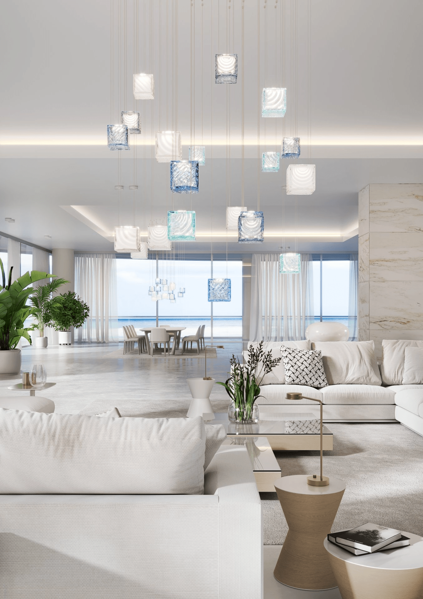 Crystal Pixels Customize Chandelier