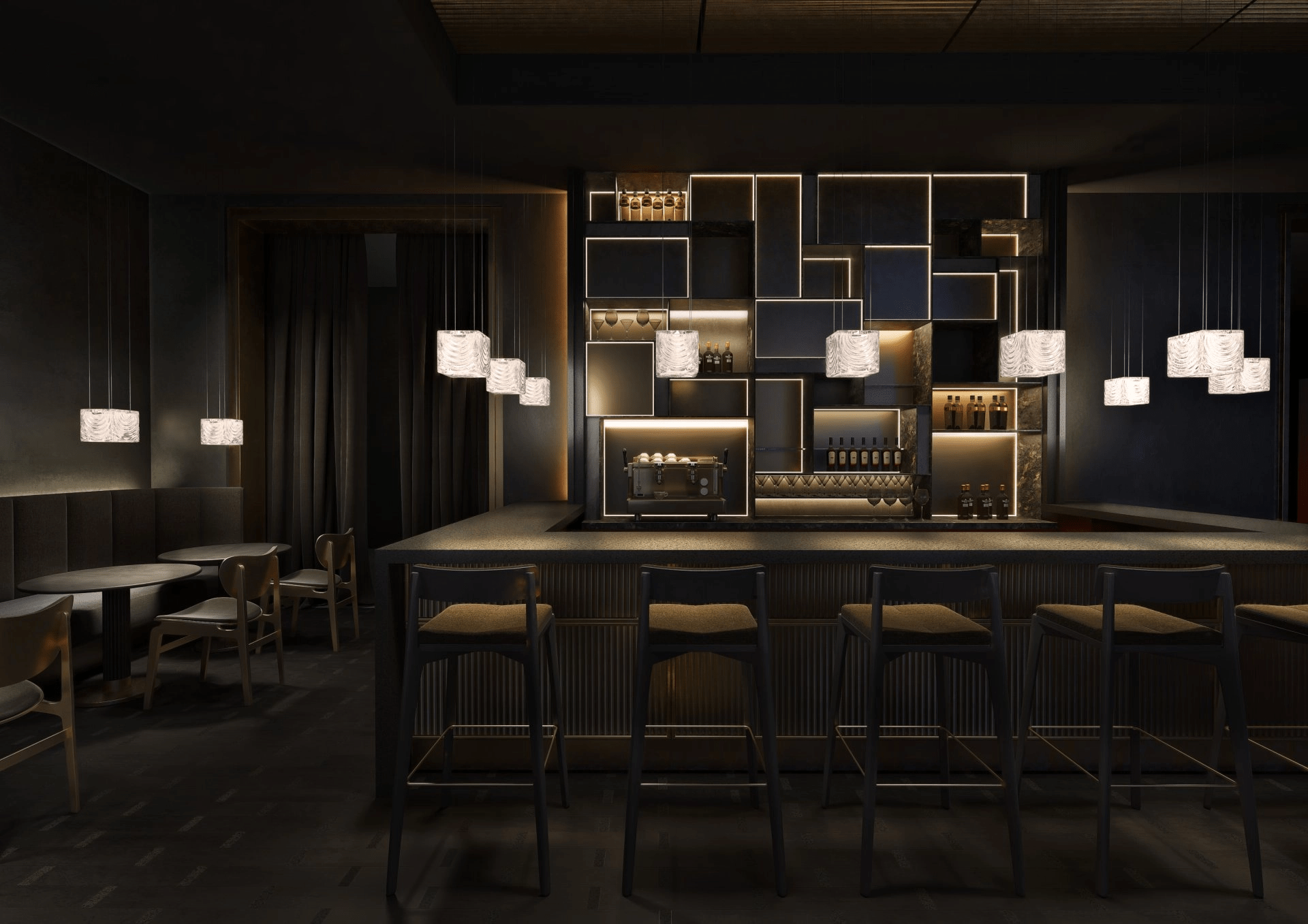 Crystal Pixels Customize Chandelier