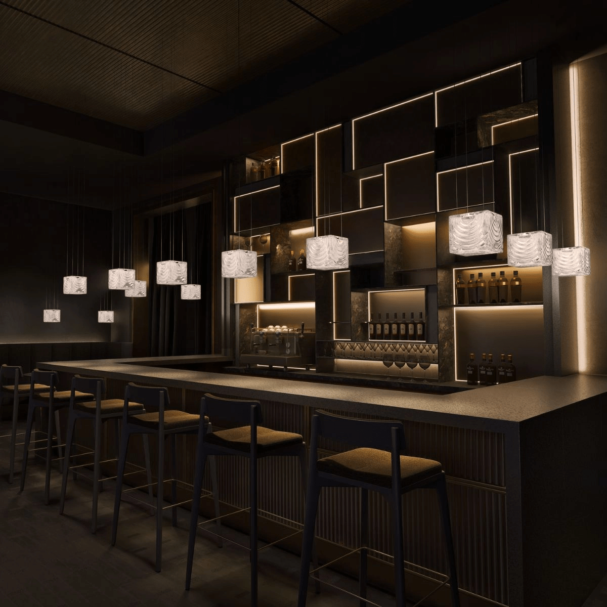 Crystal Pixels Customize Chandelier