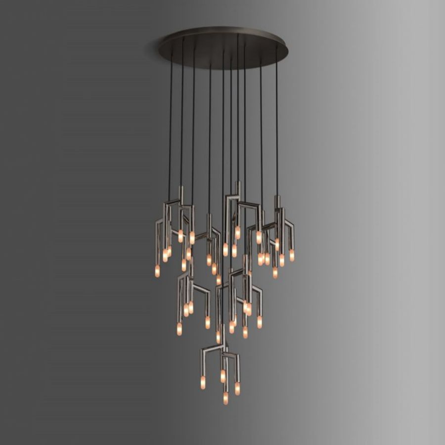 Flora 10 Light Cirular Chandelier - Oasislives