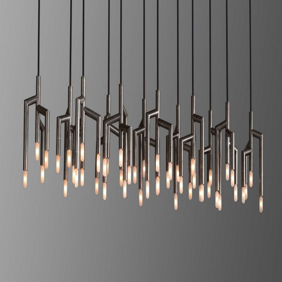 Flora Linear Chandelier - Oasislives