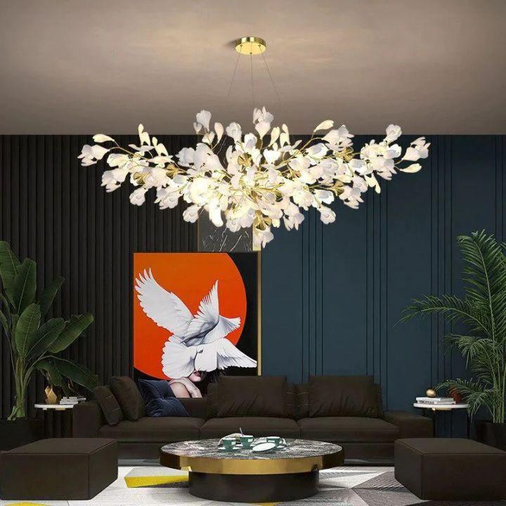 Ginkgo Branch Chandelier