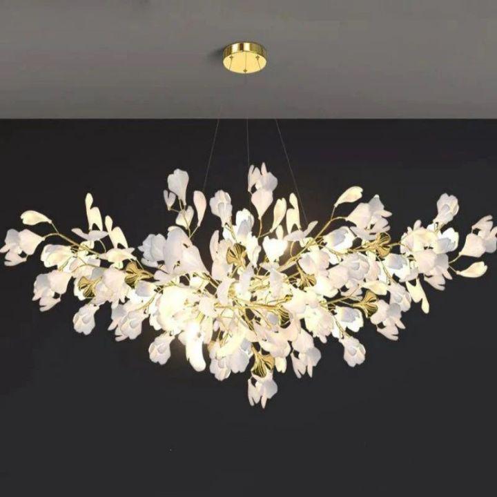 Ginkgo Branch Chandelier