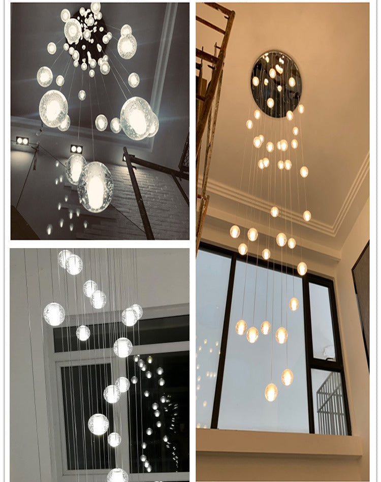 Dazzling Crystal Sphere Chandelier by Aurorae Lighting
