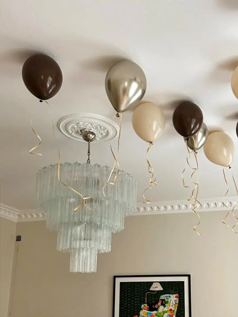 Murano Chandelier – 78 tubes – Transparent