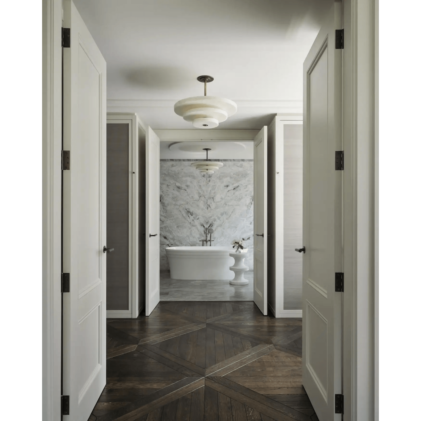 Ice Queen Alabaster Chandelier