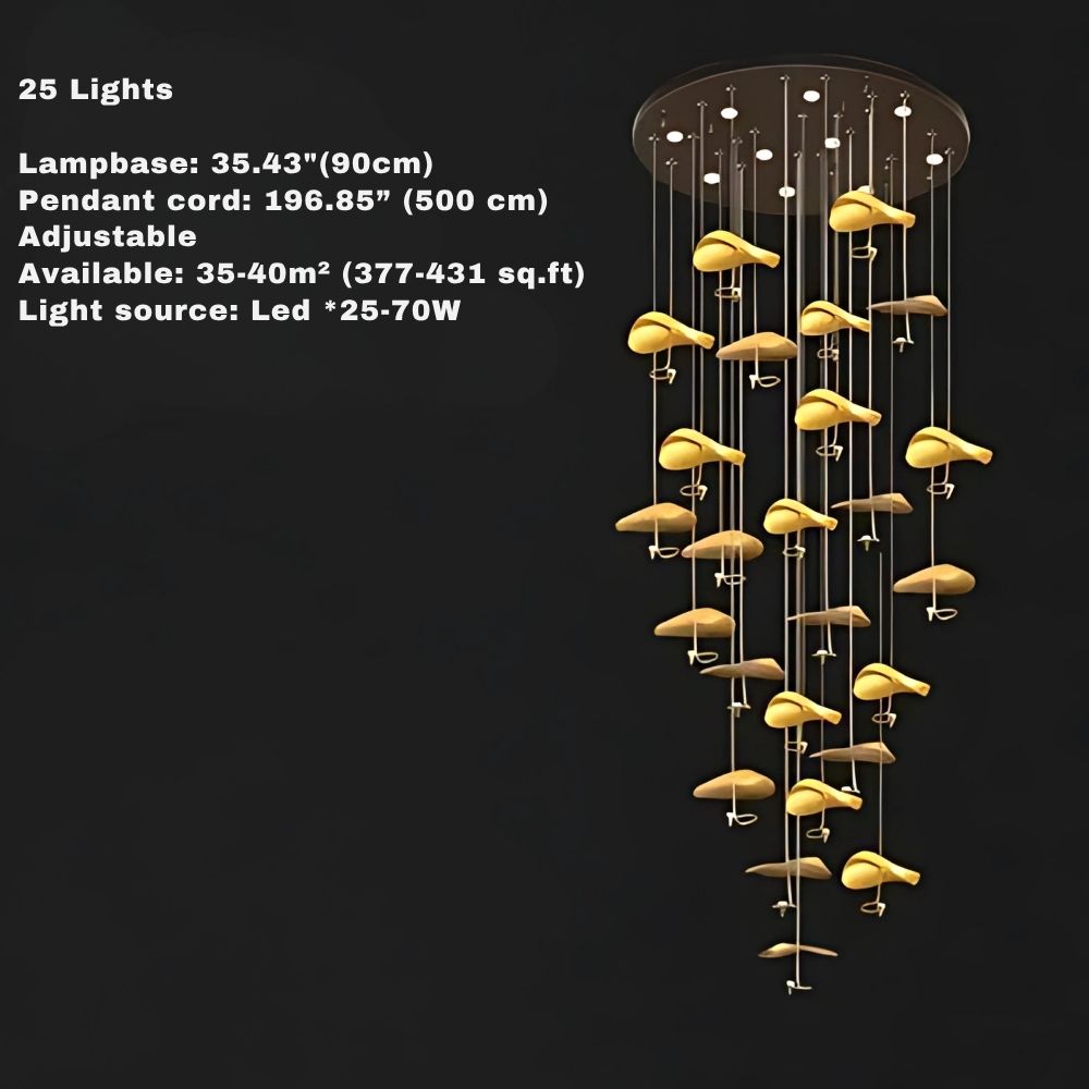Jenissa Vintage Staircase Chandelier Seus Lighting
