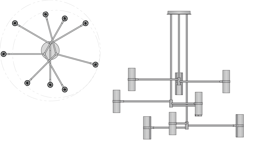 Voltaire Mobile Chandelier