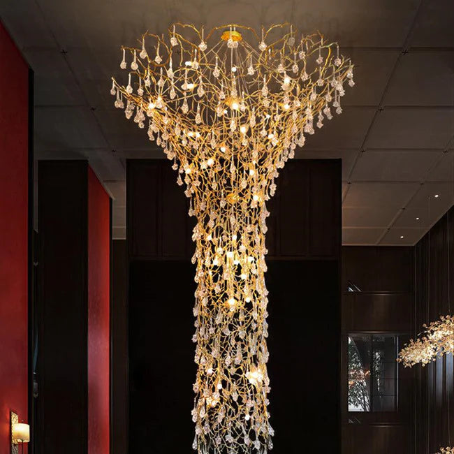Modern Large Tree Branch Chandelier For High Ceiling