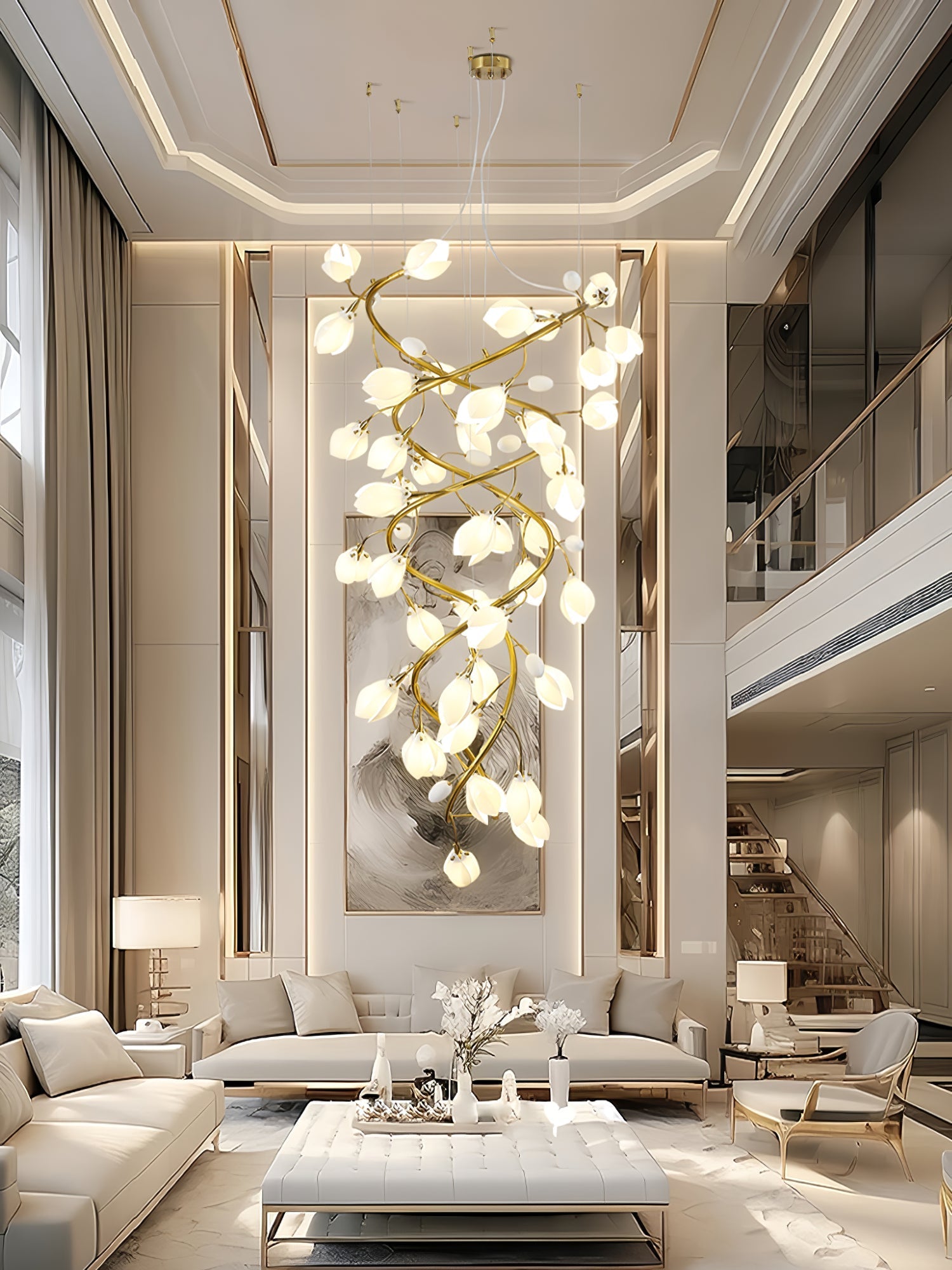 Lysandra Cascade Stairs Chandelier