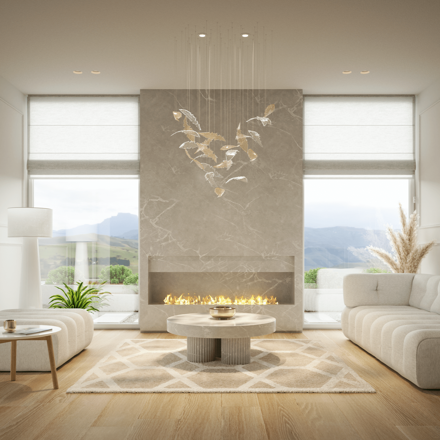 Nectar Leaves Chandelier