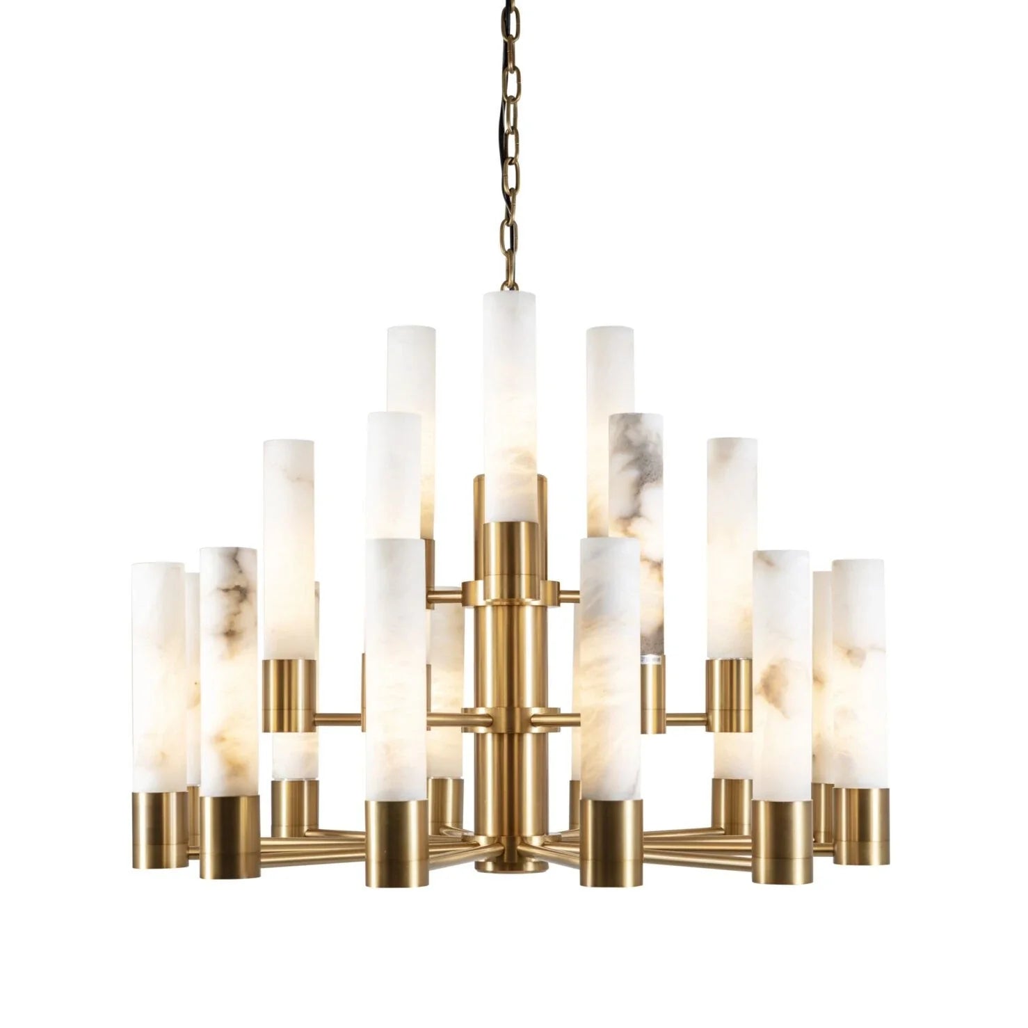 Orion Tiered Sputnik Alabaster Chandelier