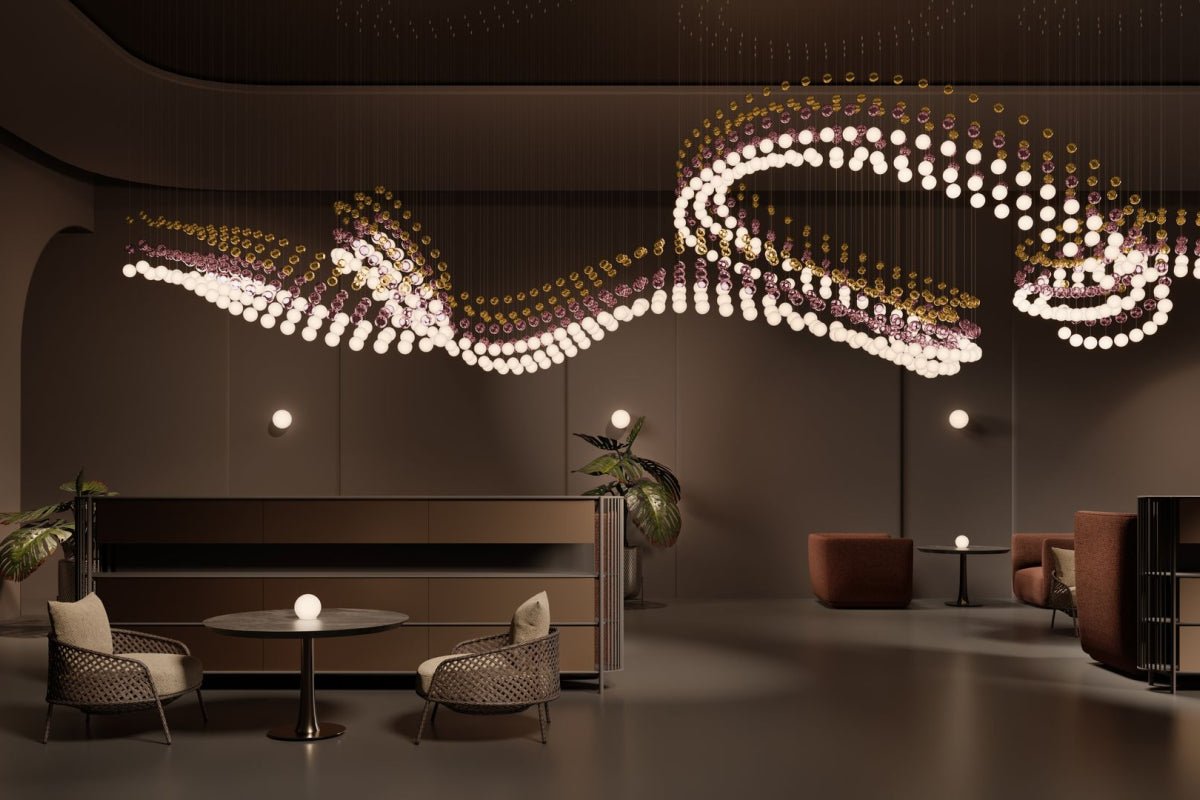 Pearl Curtain Customize Chandelier