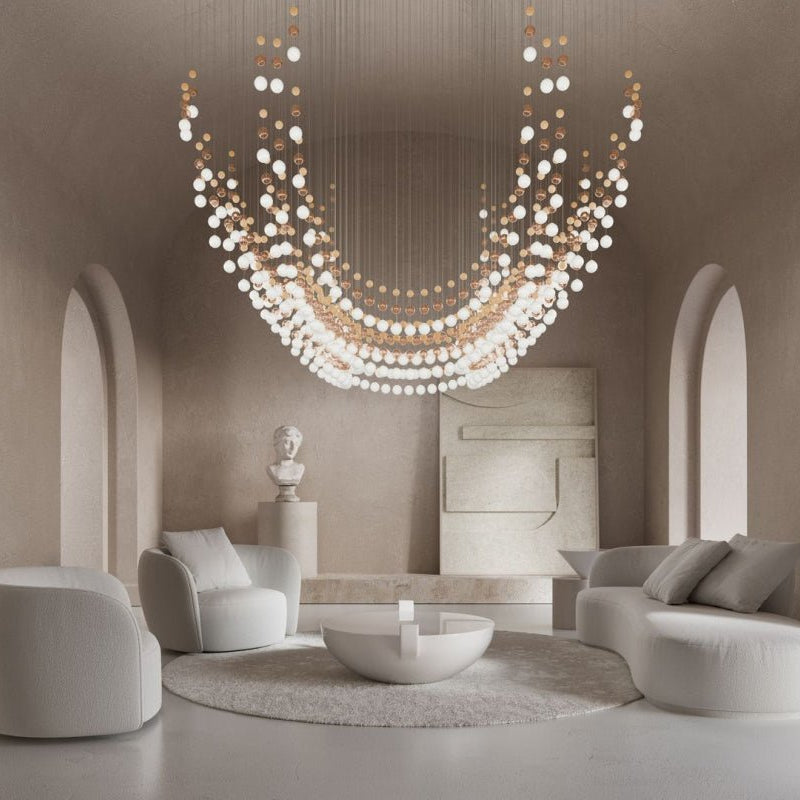 Pearl Curtain Customize Chandelier