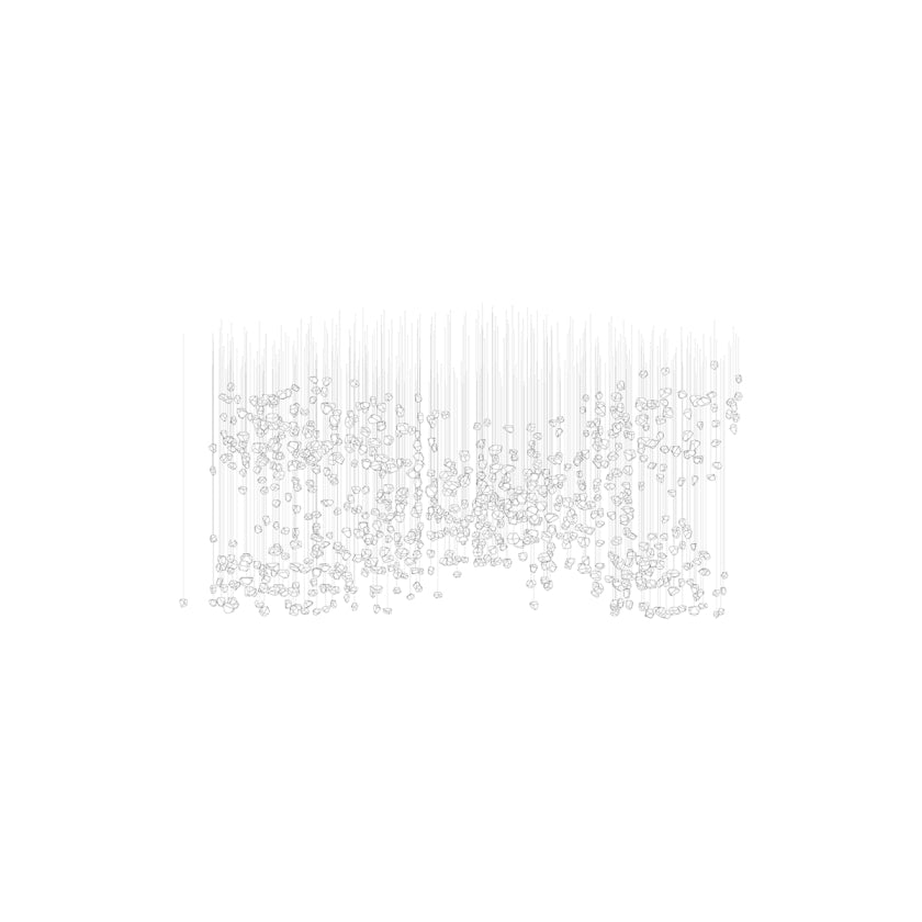 Raw Crystal Customize Chandelier