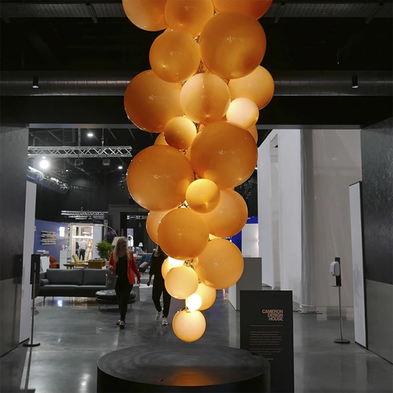 Fruit Grape Hanging Swag Chandelier