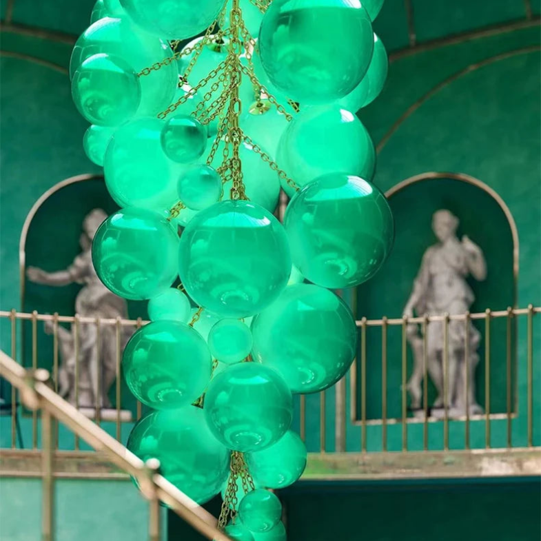 Fruit Grape Hanging Swag Chandelier