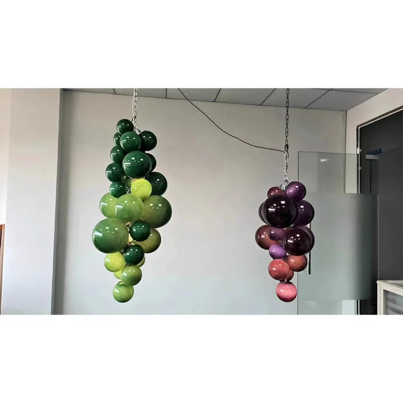 Fruit Grape Hanging Swag Chandelier