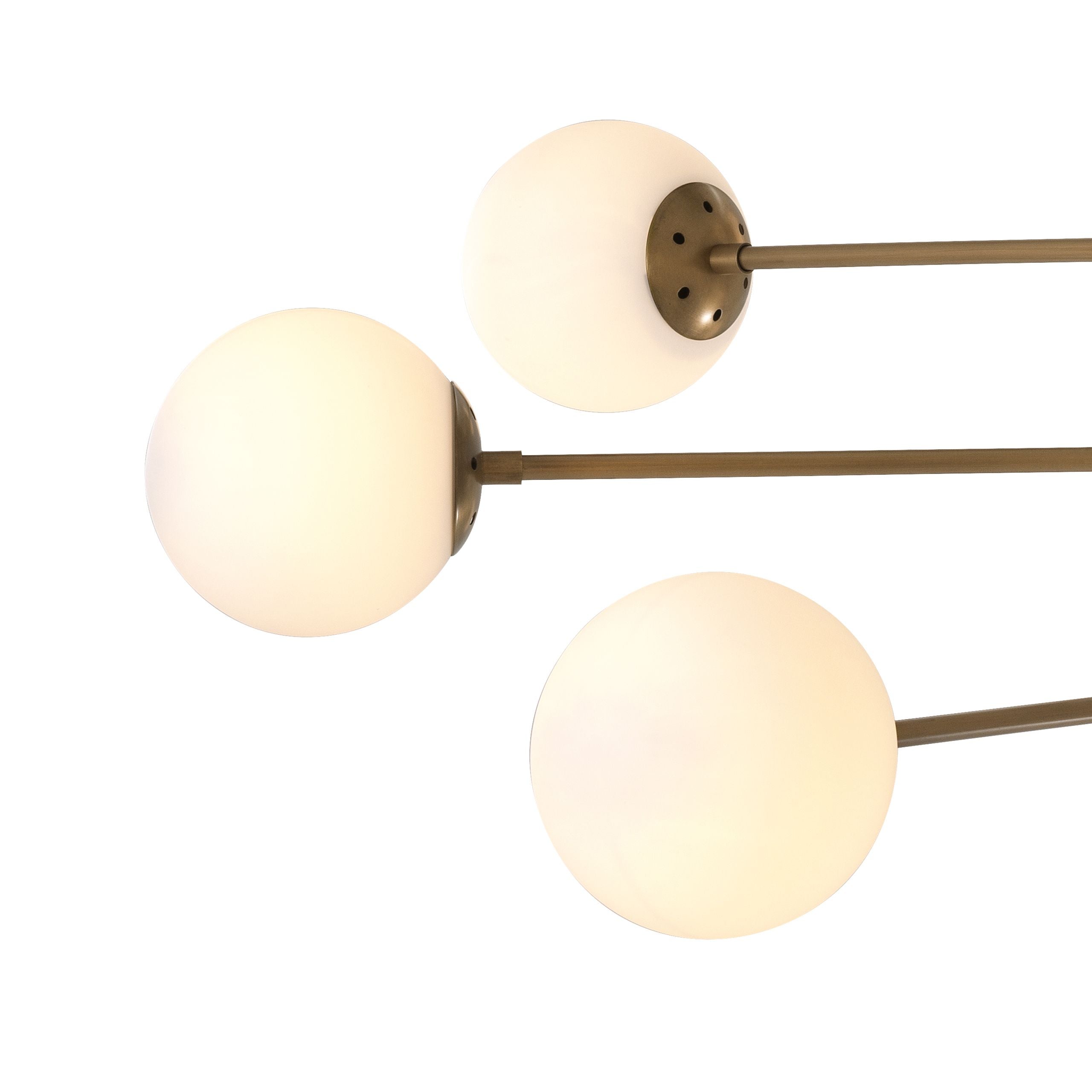 Tortora Modern Brass Chandelier