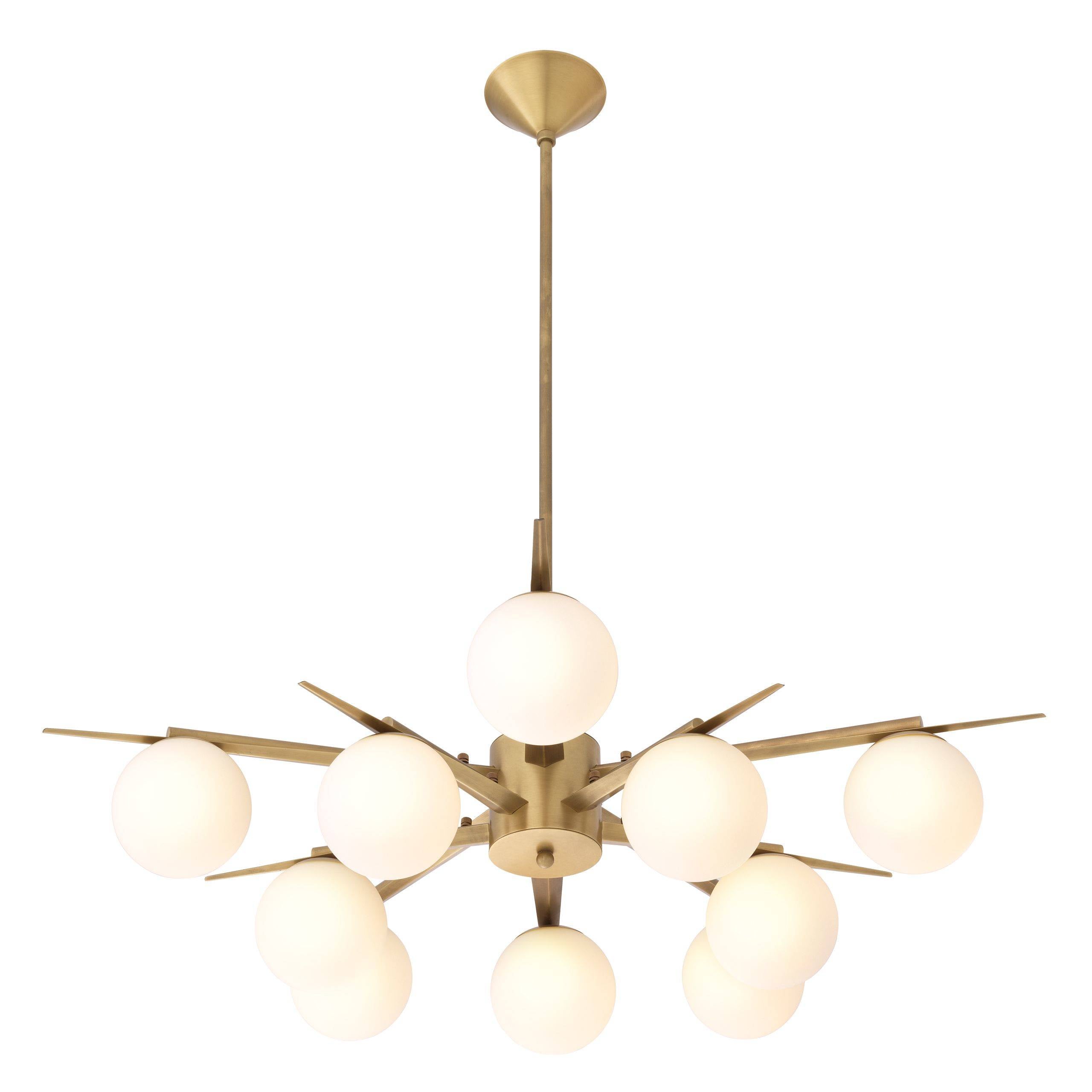Venezia Modern Brass Chandelier