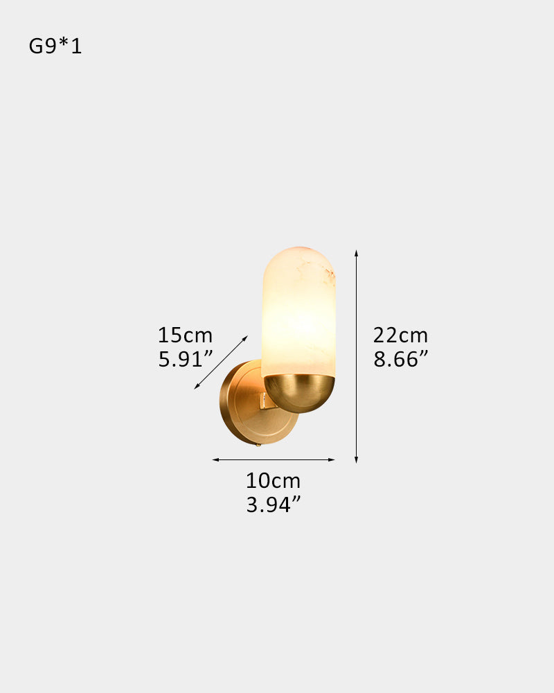 Alabaster Luxury Moonshade Brass Chandelier for dining room