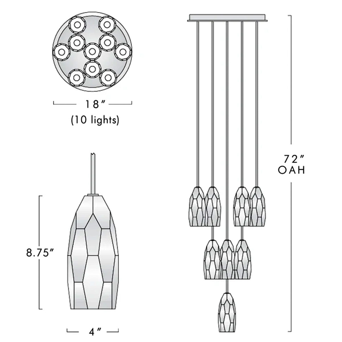 Chapt Circular Chandelier