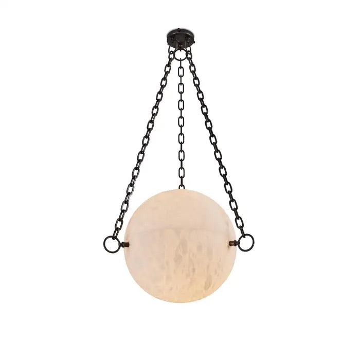 Monumental 'Zeus' Alabaster Chandelier by Denis de la Mesiere