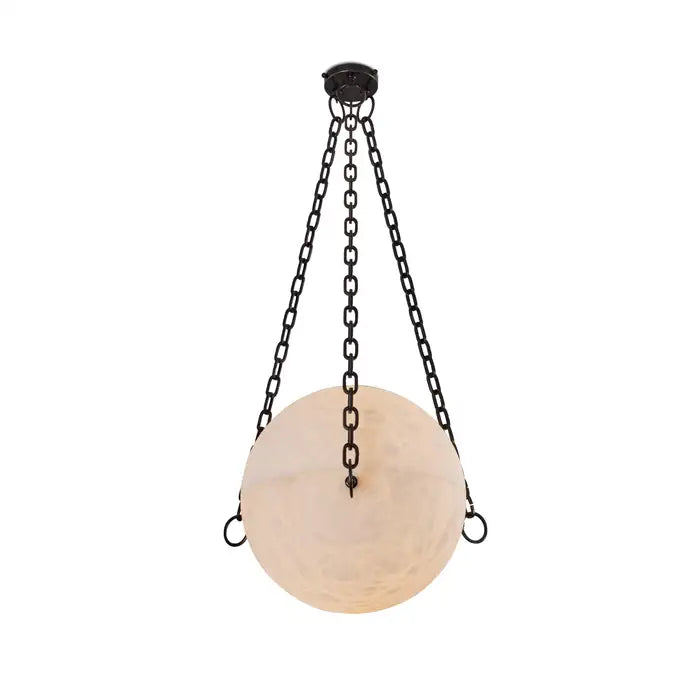 Monumental 'Zeus' Alabaster Chandelier by Denis de la Mesiere