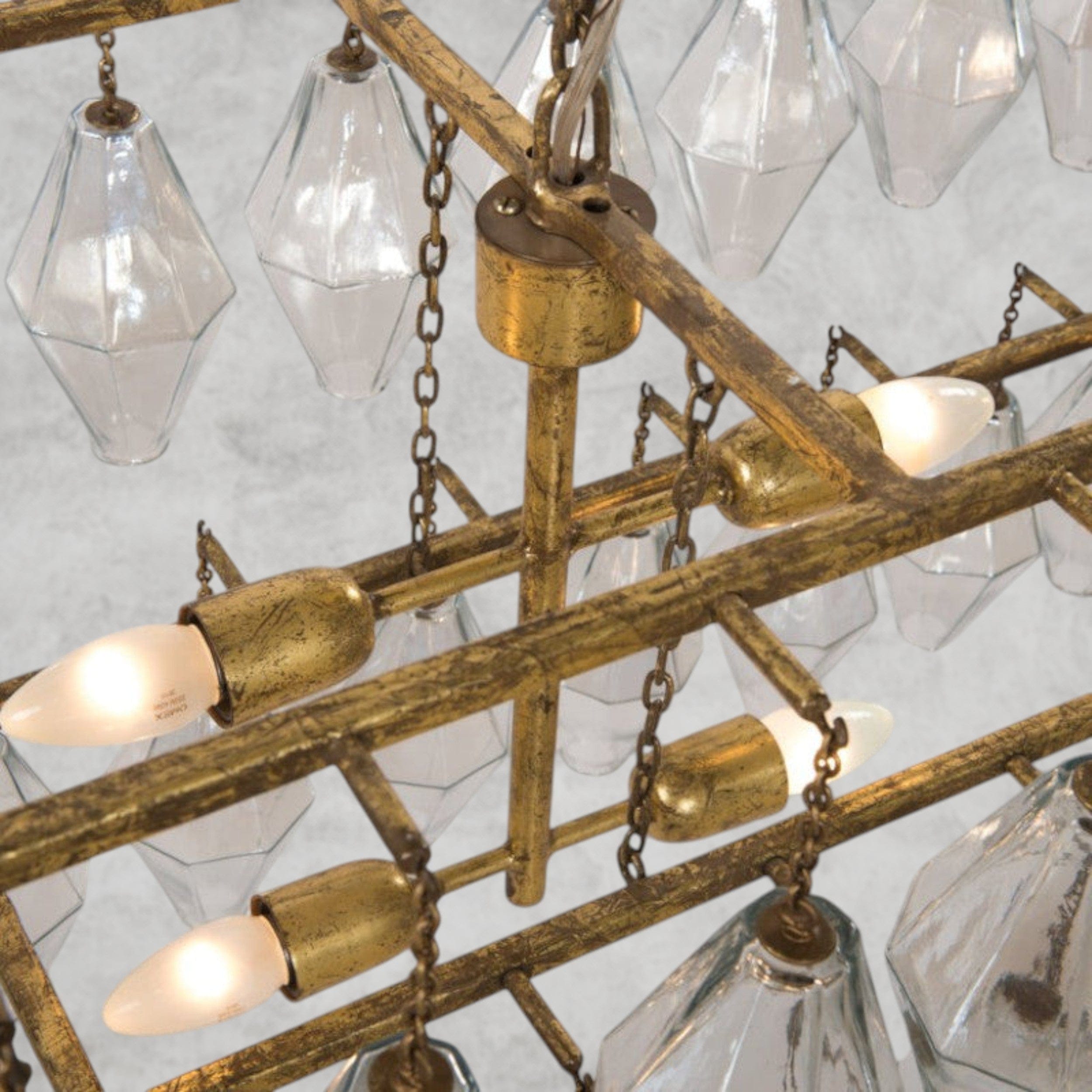 Adeline 8-Light Glass Chandelier