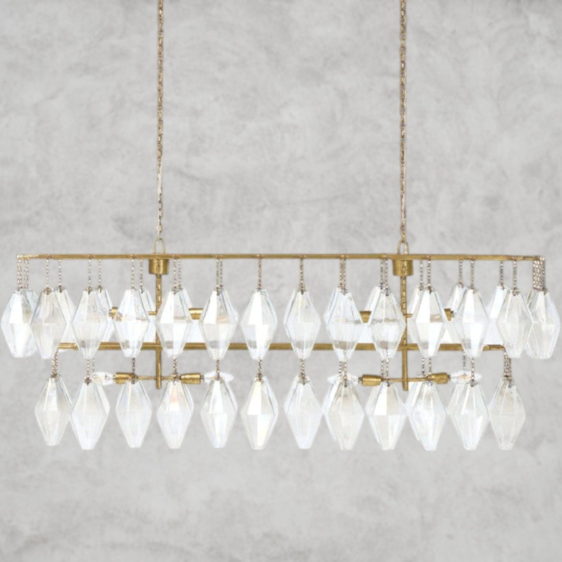 Adeline 8-Light Glass Chandelier